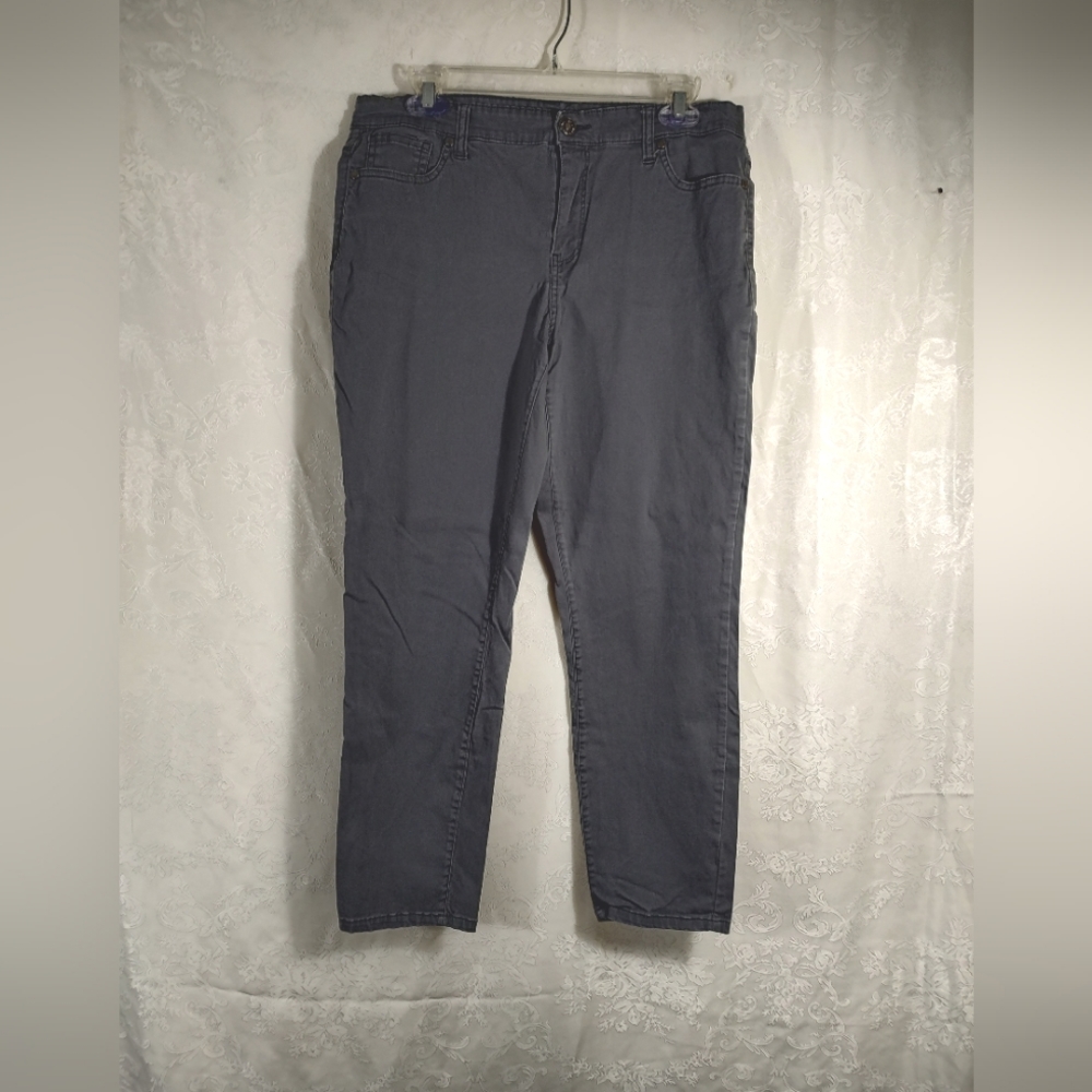 Buffalo David Bitton gray skinny ankle jeans women's 12   #482